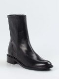 Konstantin Starke – Stiefeletten aus Glattleder Schwarz