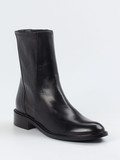 Konstantin Starke – Stiefeletten aus Glattleder Schwarz