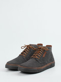 Pius Gabor – Schnürschuh aus Veloursleder anthrazit