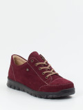 Finn Comfort – Komfort-Sneaker aus Veloursleder bordeaux
