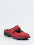 Finn Comfort – Filz-Clogs aus Wollfilz in Ziegelrot