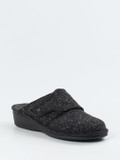 Finn Comfort – Pantoffeln aus Wollfilz in Anthrazit