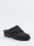 Finn Comfort – Pantoffeln aus Wollfilz in Anthrazit