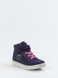 Ricosta – Sneaker Mid-Cut aus Veloursleder Dunkelviolett