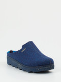 Rohde – Pantoletten aus Filz in Marineblau