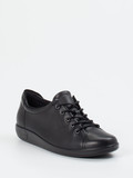 Ecco – Schnürschuh aus Kalbleder schwarz