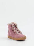 Froddo – Lauflernboots aus Veloursleder Altrosa