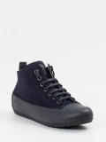 Candice Cooper – Mid-Top-Sneaker aus Veloursleder blau