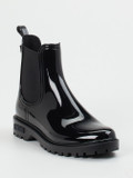 Verbenas – Chelsea Boots aus glänzendem Synthetik schwarz