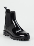Verbenas – Chelsea Boots aus glänzendem Synthetik schwarz