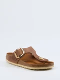 Birkenstock – Zehentrenner aus Nubukleder braun