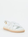 Truman's – Slingback-Sandalen aus Hirschleder weiß