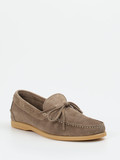 Opificio Vico – Mokassins aus Veloursleder taupe