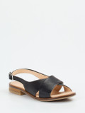 Werner – Slingback-Sandale aus Kalbleder schwarz