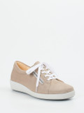 Christian Dietz – Komfort-Sneaker aus Veloursleder beige