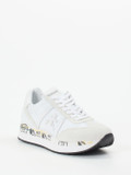 Premiata – Sneaker aus Veloursleder Offwhite