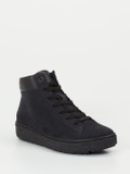 Hartjes – High-Top Sneaker aus Nubukleder schwarz