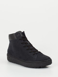 Hartjes – High-Top Sneaker aus Nubukleder schwarz