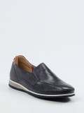 Sioux – Komfort-Slipper aus Kalbleder Dunkelblau