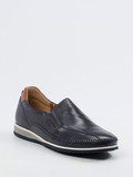 Sioux – Komfort-Slipper aus Kalbleder Dunkelblau