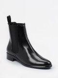 Konstantin Starke – Chelsea Boots aus Lammleder schwarz