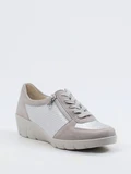 Semler – Komfort-Sneaker aus Veloursleder grau