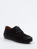 Franz Gustav - Sneaker aus Veloursleder in schwarz