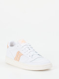 Saucony – Sneaker aus Leder in Weiß mit Apricot