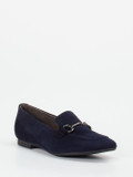Paul Green – Loafer aus Veloursleder Dunkelblau