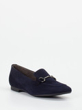 Paul Green – Loafer aus Veloursleder Dunkelblau