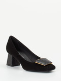Konstantin Starke – Pumps aus Veloursleder Schwarz