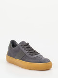 Tod's – Sneaker aus Veloursleder anthrazit