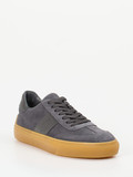 Tod's – Sneaker aus Veloursleder anthrazit