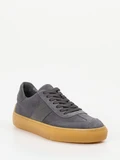 Tod's – Sneaker aus Veloursleder anthrazit