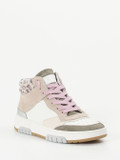 Andrea Sabatini – High-Top Sneaker aus Kalbleder Pastell