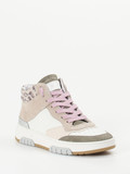Andrea Sabatini – High-Top Sneaker aus Kalbleder Pastell