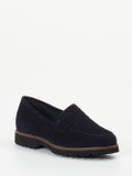 Sioux – Loafer aus Veloursleder Dunkelblau