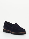 Sioux – Loafer aus Veloursleder Dunkelblau