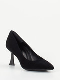 Konstantin Starke – Pumps aus Veloursleder Schwarz