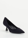 Konstantin Starke – Pumps aus Veloursleder in Blau