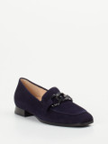 Hassia – Loafer aus Veloursleder in Dunkelblau