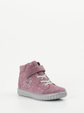 Ricosta – High-Top Sneaker aus Veloursleder Altrosa