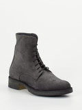 Pantanetti – Schnürboots aus Veloursleder Anthrazit