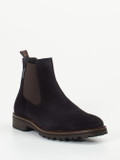 Floris van Bommel – Chelsea Boots aus Veloursleder Schwarz