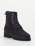 Sioux – Schnürboots aus Nubukleder Dunkelblau