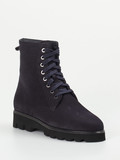 Sioux – Schnürboots aus Nubukleder Dunkelblau