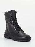 Semler – Schnürstiefelette aus Kalbleder schwarz