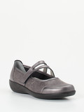 Stuppy – Mary Janes aus Stretch mit Metallicfinish