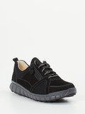 Ganter – Komfort-Sneaker aus Veloursleder schwarz