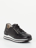 Gabor Comfort – Sneaker aus Lammleder Schwarz